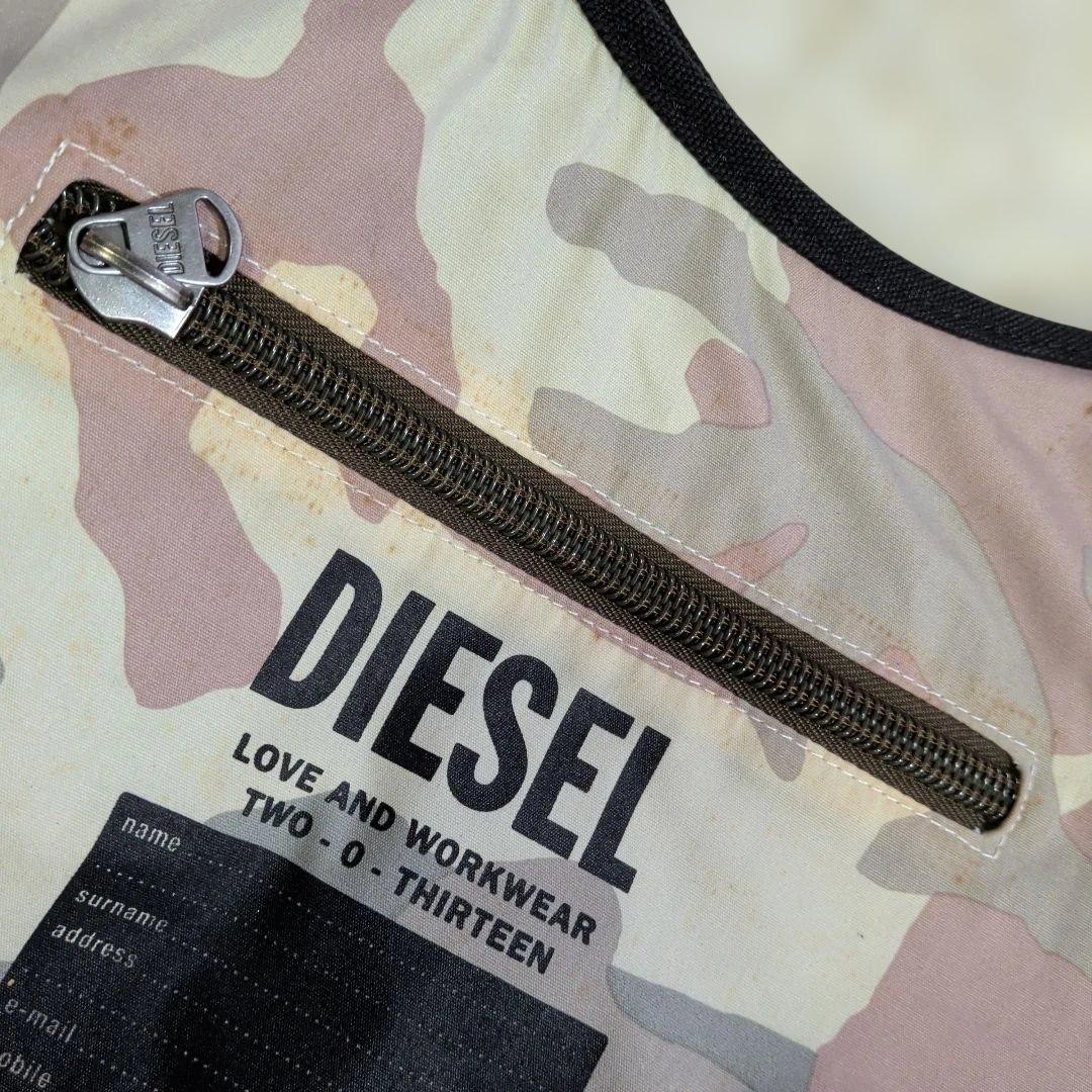 Diesel Reversible Large Canvas Tote Bag with Logo