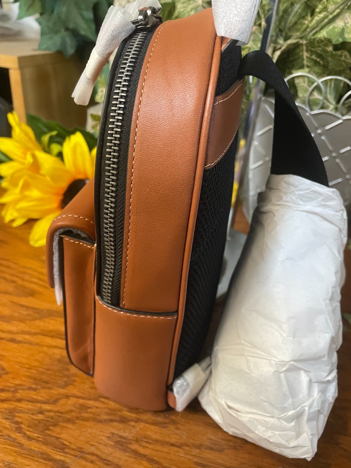 NWT COACH SMALL TURNLOCK SLING PACK CB124 CROSSBODY HANDBAG 1 STRAP PURSE BAG