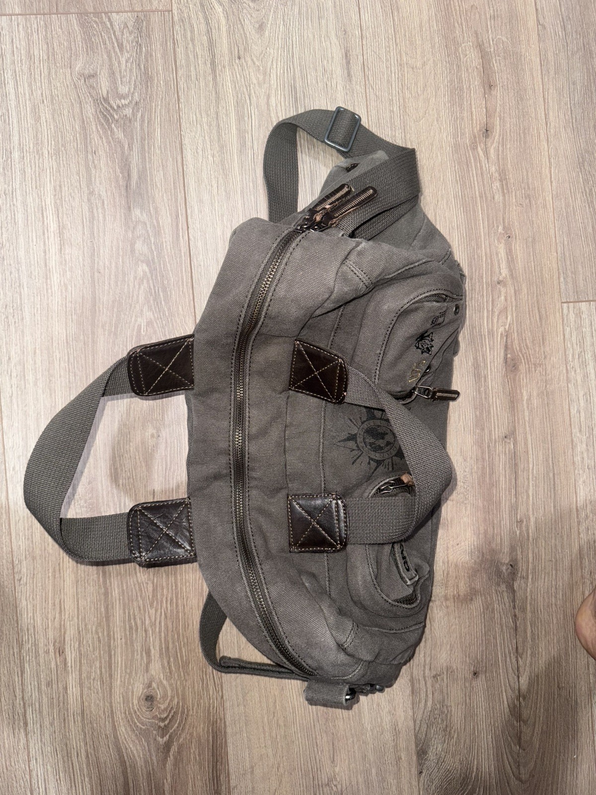 Vintage Oakley Software Olive Green Messenger Bag Shoulder Bag Y2K