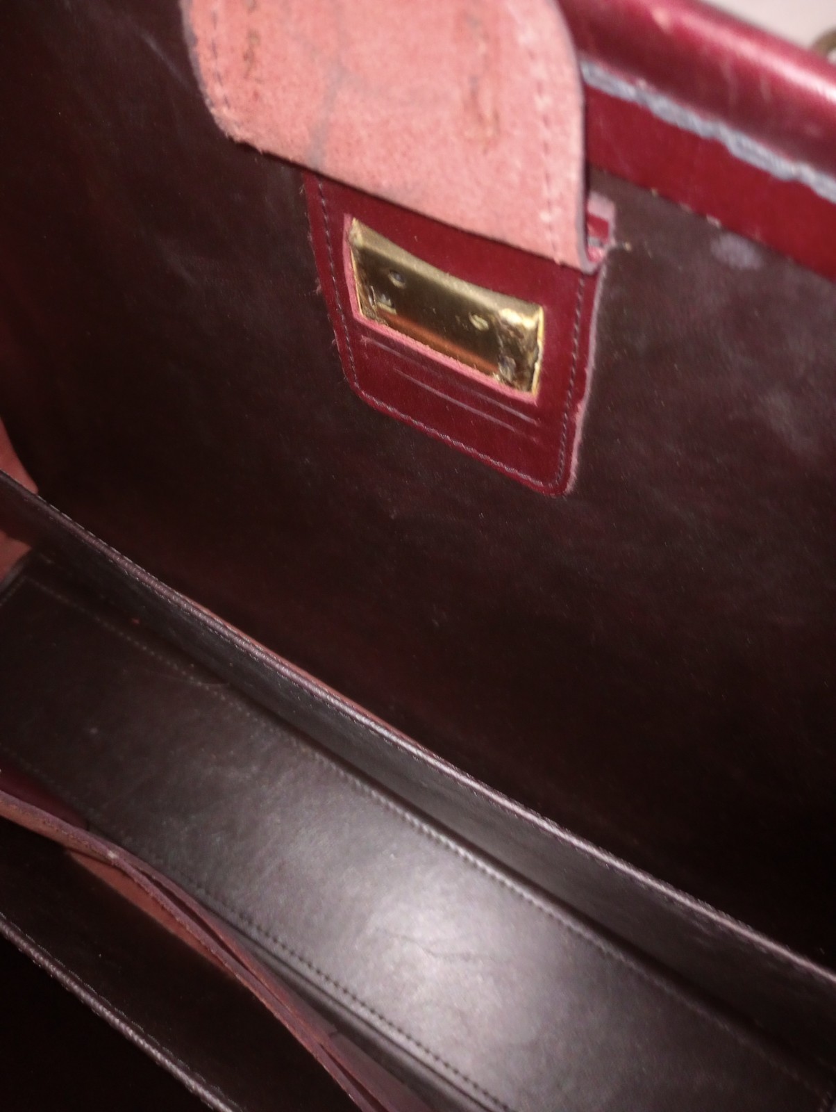 Vintage Leather Presto Lock Attache Briefcase – Top Open
