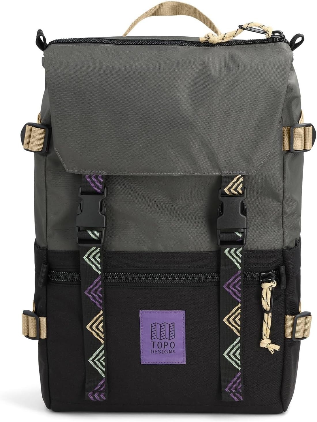 Topo Designs Rover Pack Classic, Back Pack, Day Back, Asphalt Black