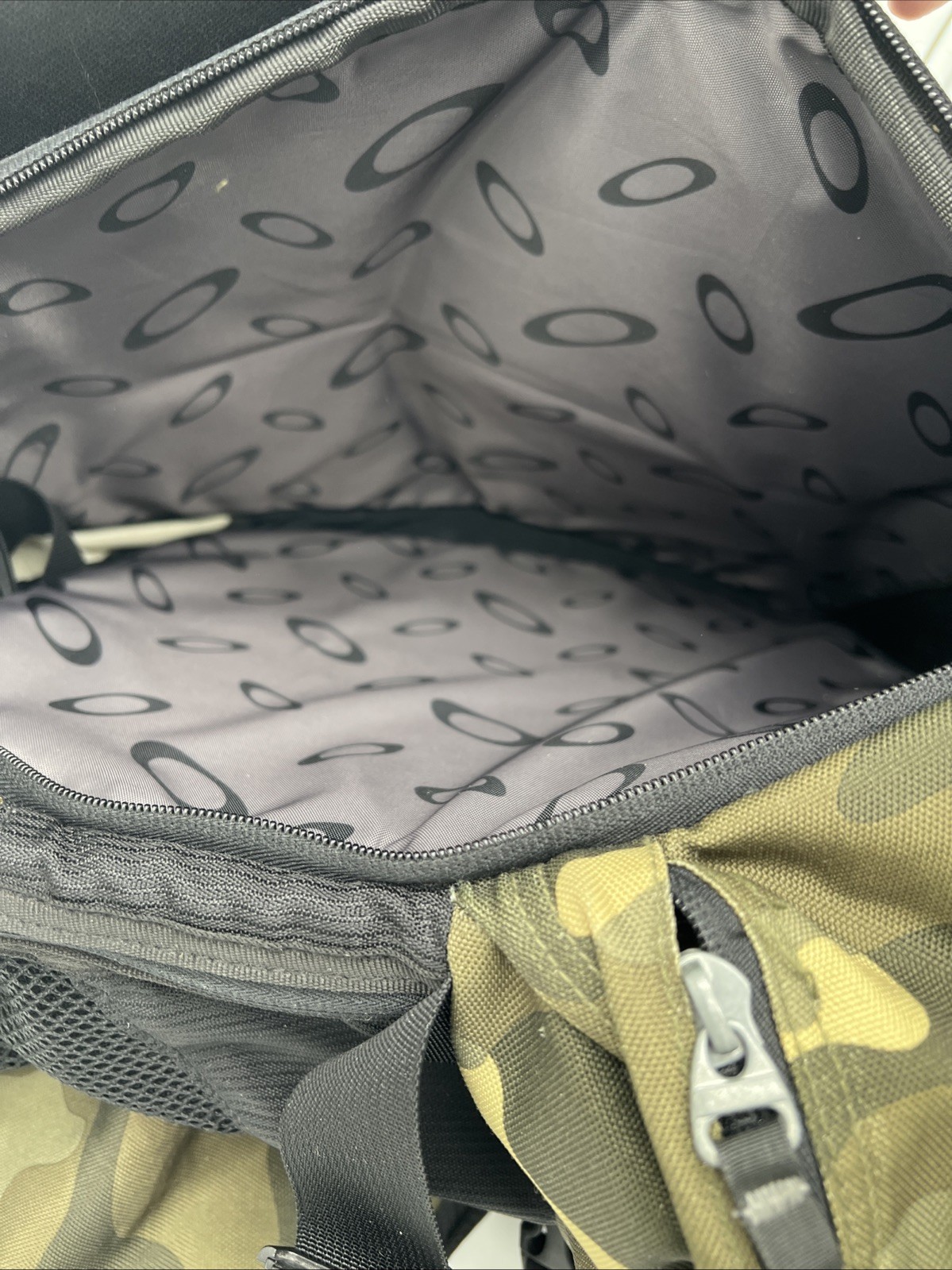 Oakley Icon 3.0 Backpack Large Tactical Gear Bag Y2K Skull Rare Woodland Camo