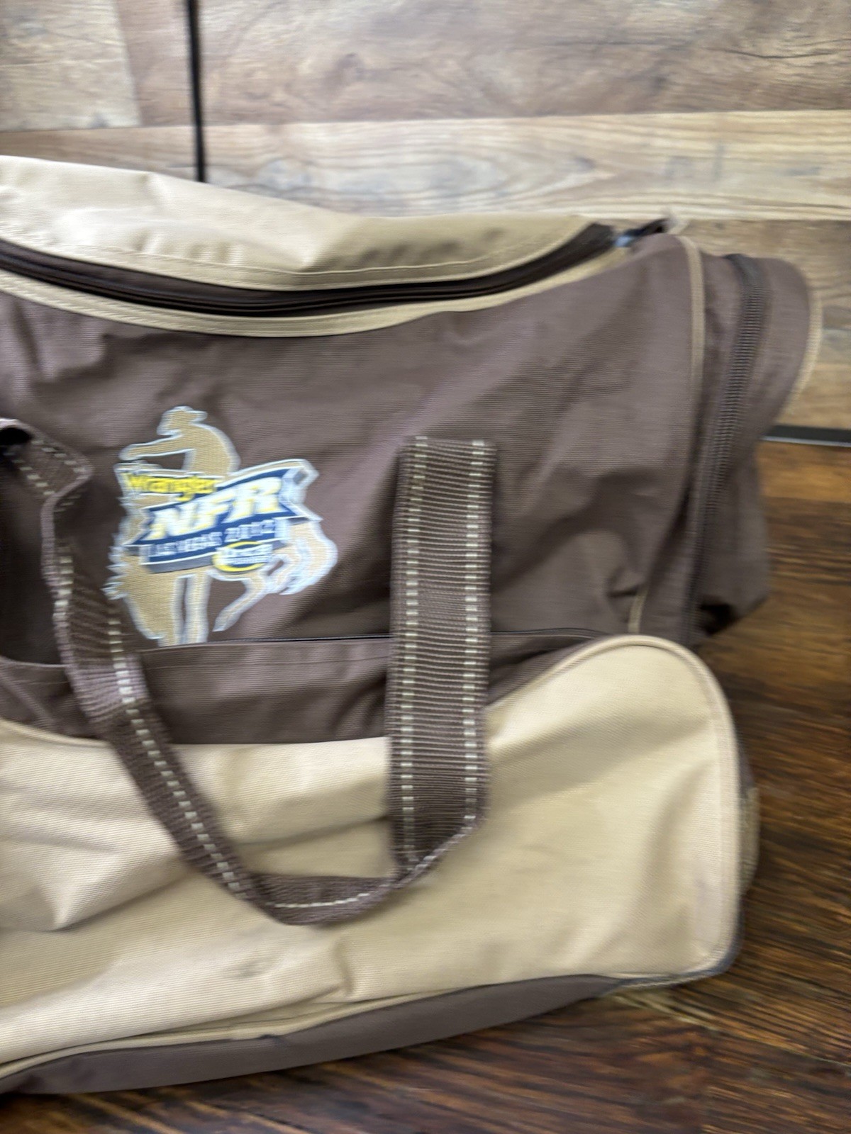 Justin Boots PRCA Rodeo Duffle Shoulder Bag Wrangler NFR Las Vegas 2012