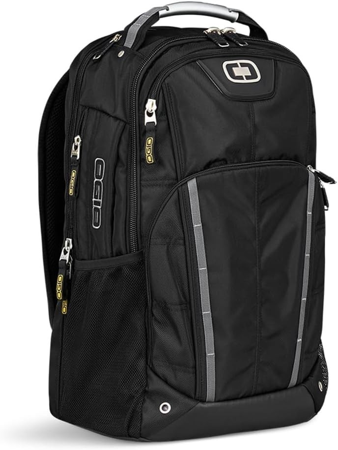 Callaway Axle 17″ Laptop Backpack [19.25″ H x 13″ W x 9.25″ D] [Black]