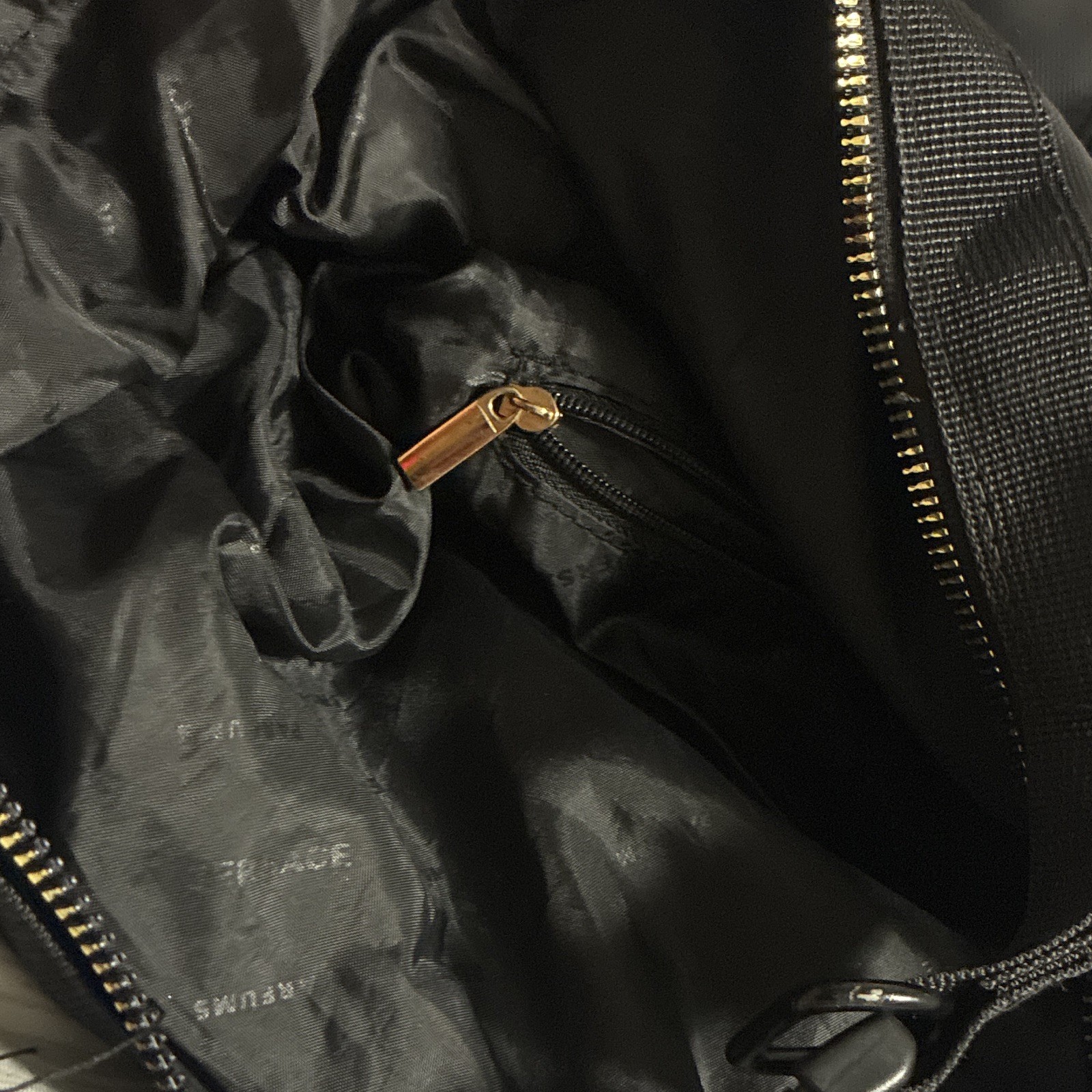 Versace Black Men’s Duffle Bag, Zip Closure Adjustable Shoulder Strap Travel