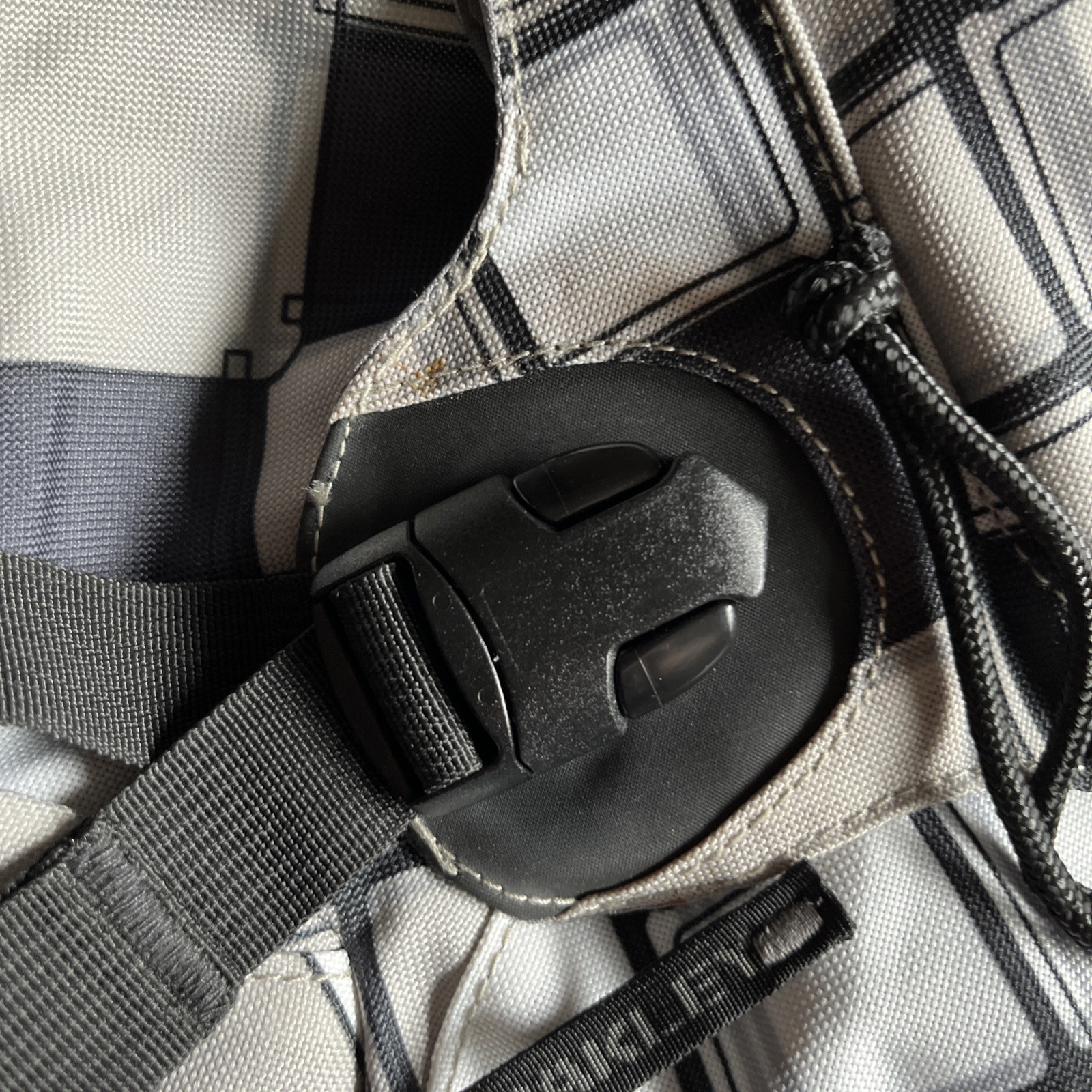 Vintage Oakley Icon Backpack plaid Tactical Tech Multi-Pockets New No Tags
