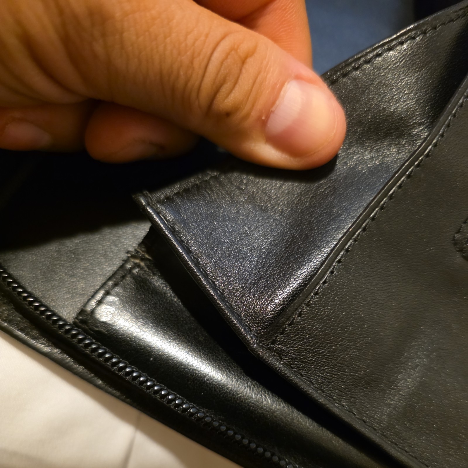 Tumi Portfolio Zip Around Folio Document Holder Black