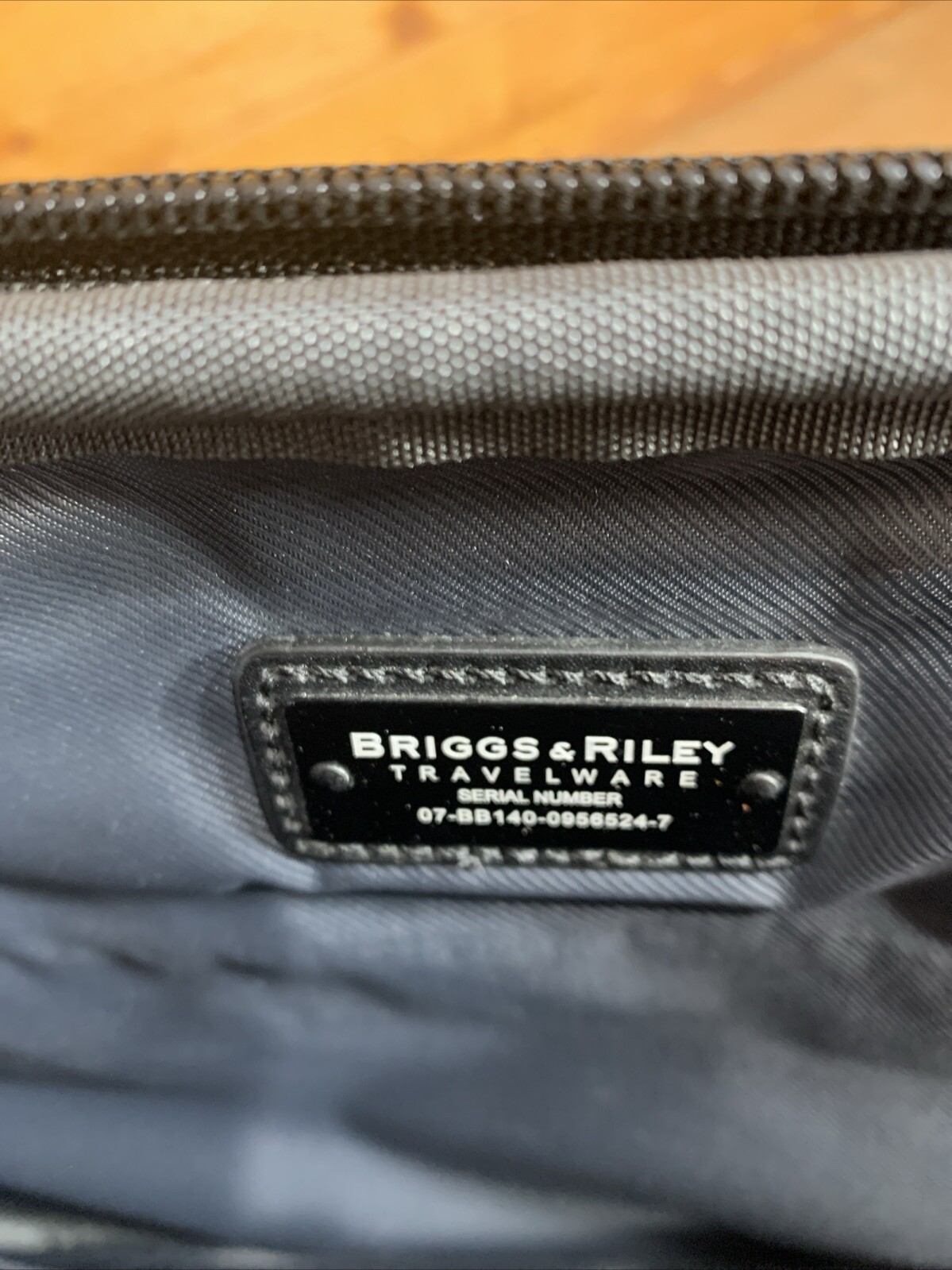 BRIGGS & RILEY 18″ Black Nylon Laptop Computer Bag Briefcase Luggage #BB140-4