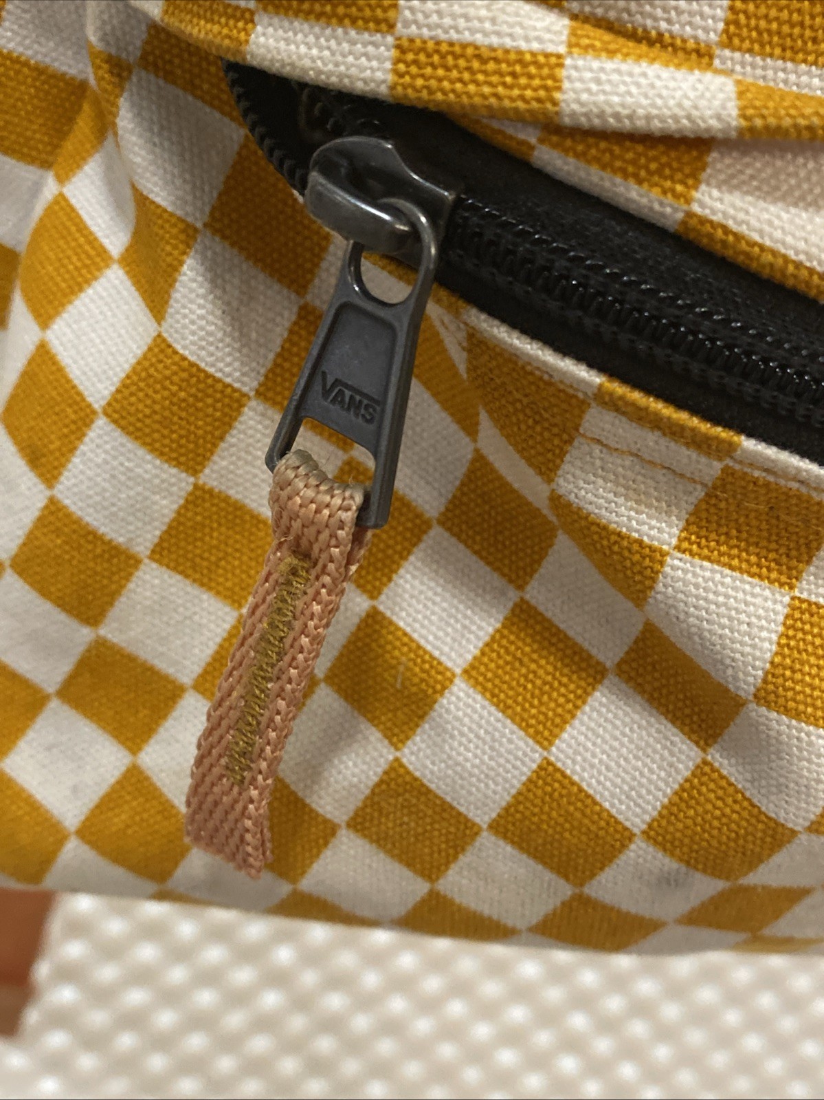 Vans Old Skool Men’s Backpack Classic Orange White Checkerboard Skater GO VOLS