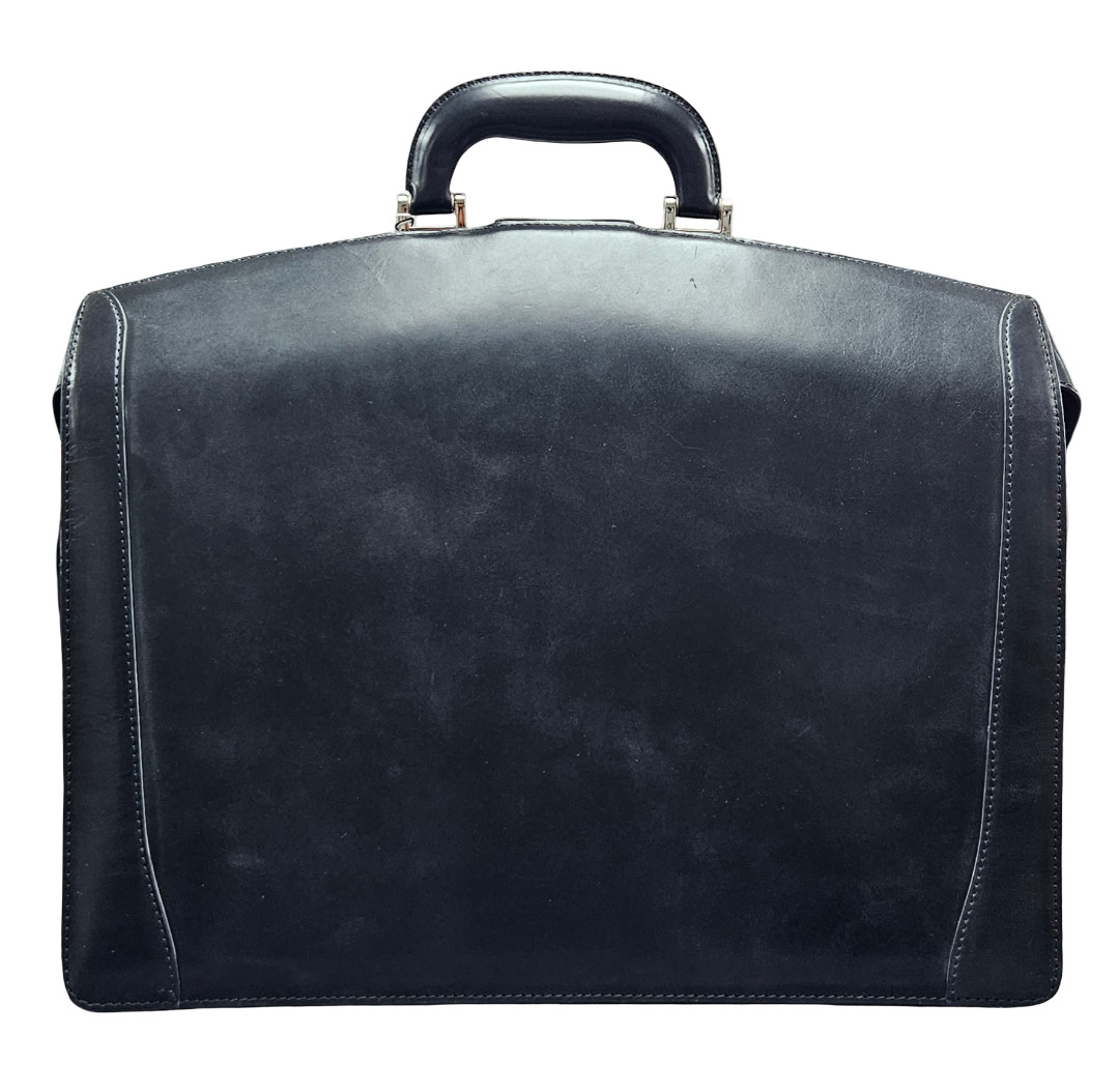 Bosca Men’s Old Leather Partners Briefbag – Black (Display Unit)