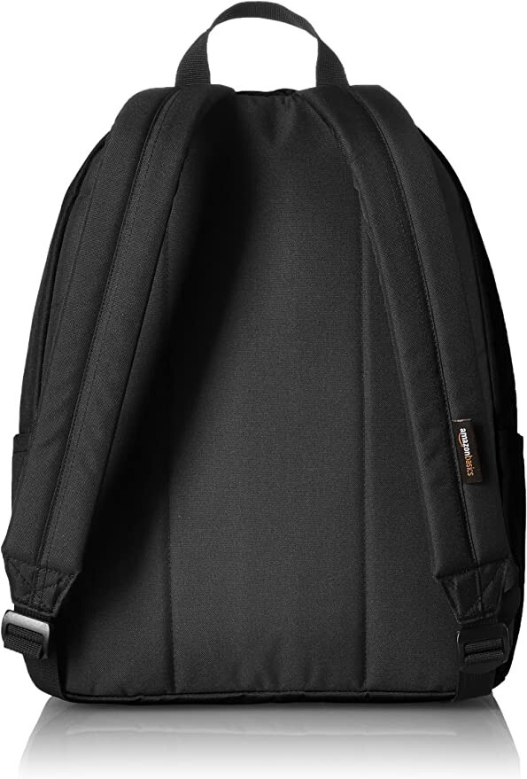 Amazon Basics Classic School Lightweight double-zipper closure Backpack, Black
