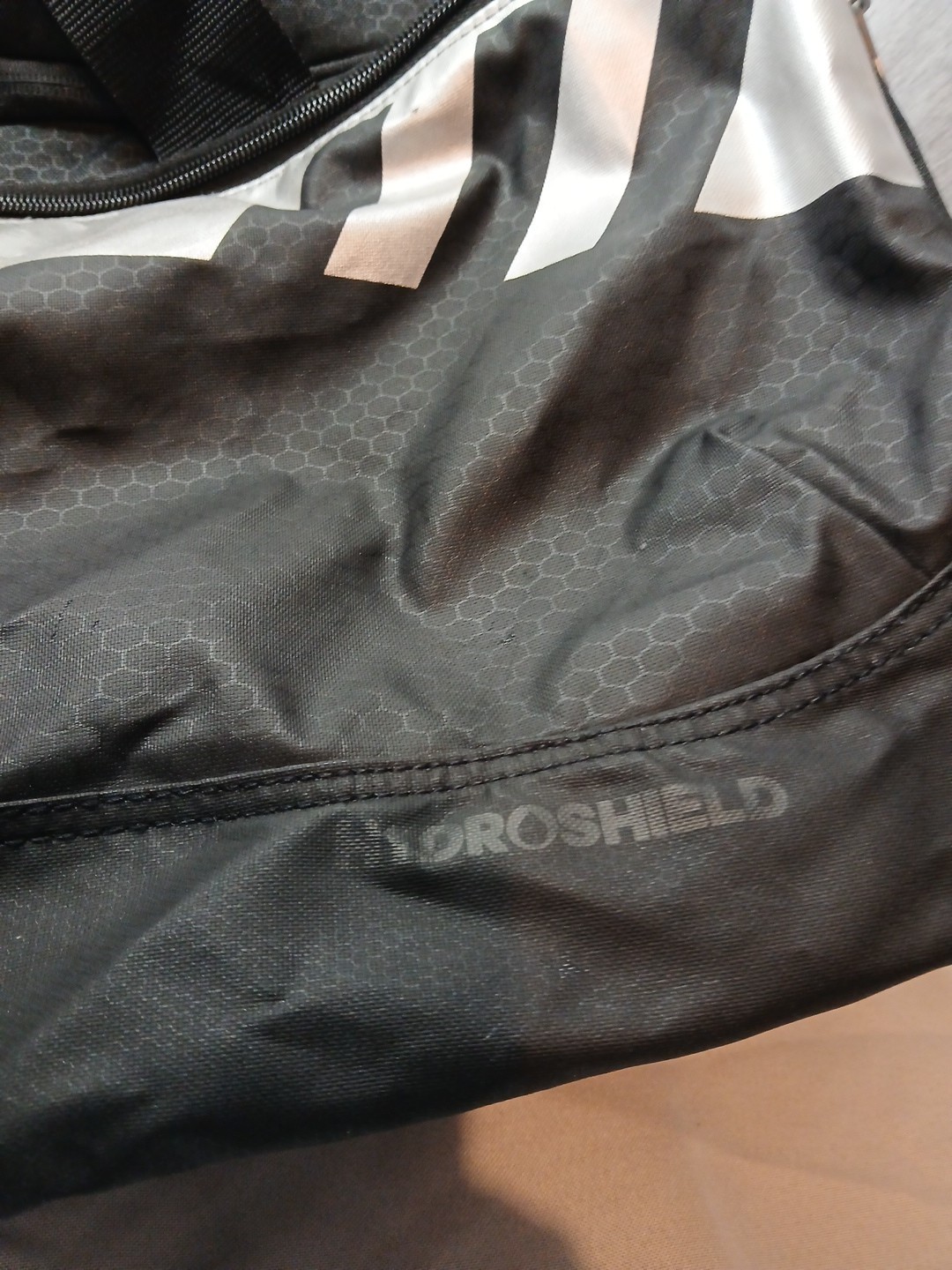 2016 Large Black Adidas Duffle Bag Gym Sports Travel Duffle 24″x12″x12″ EUC Team