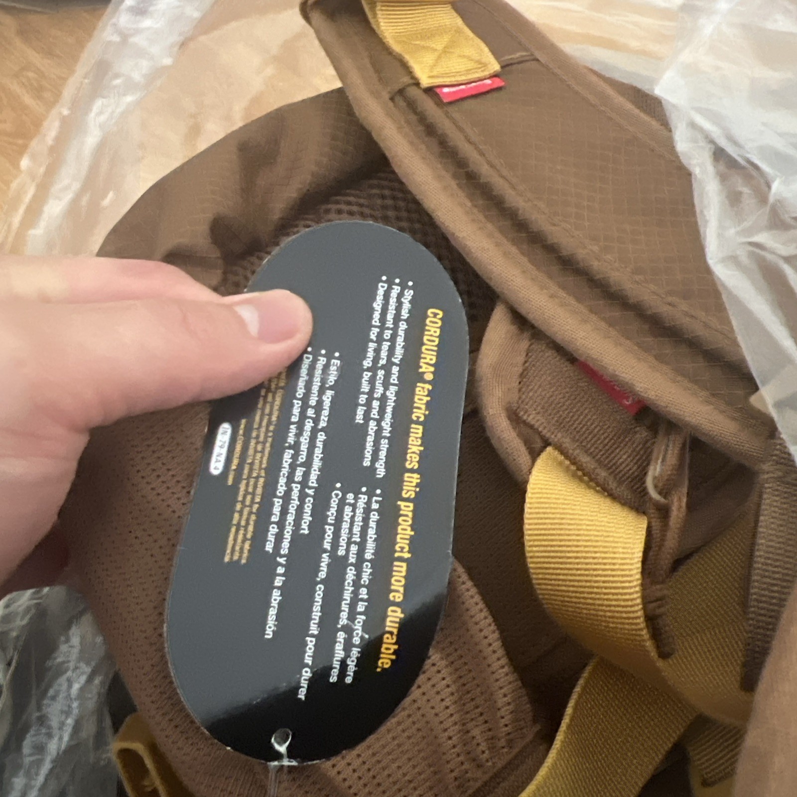 Supreme Harness Waist Bag Brown / Yellow SS22B12