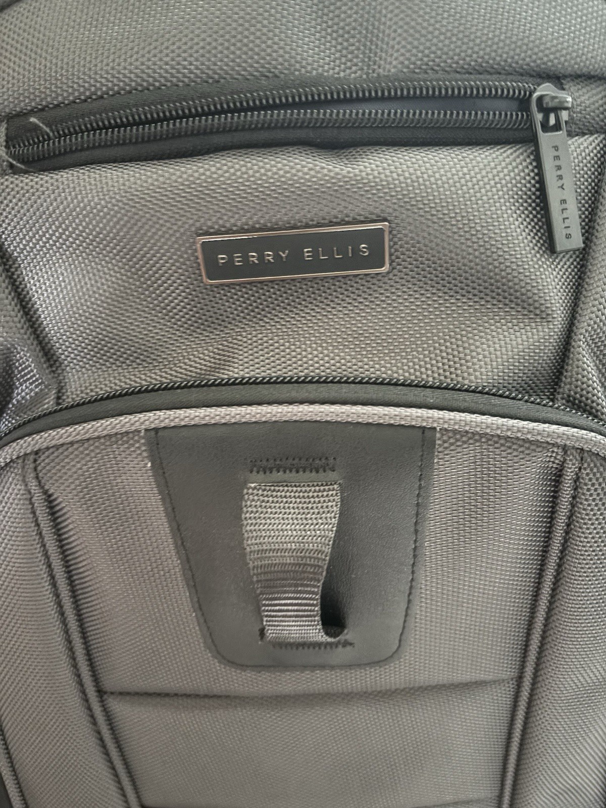 Perry Ellis Portfolio Backpack Laptop Bag Travel Work Multi Pocket Mens 18in