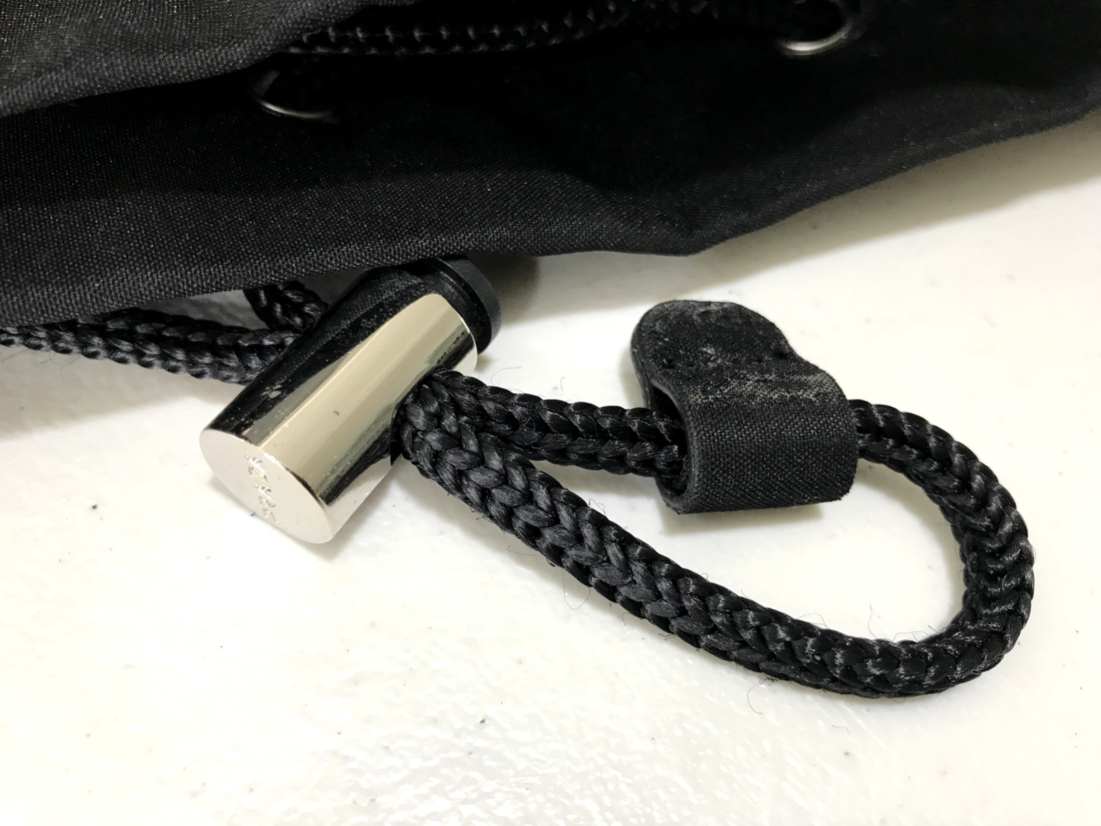 Prada Luna Rossa Extreme Black Drawstring Closure Duffel Sling Bag Shoulder