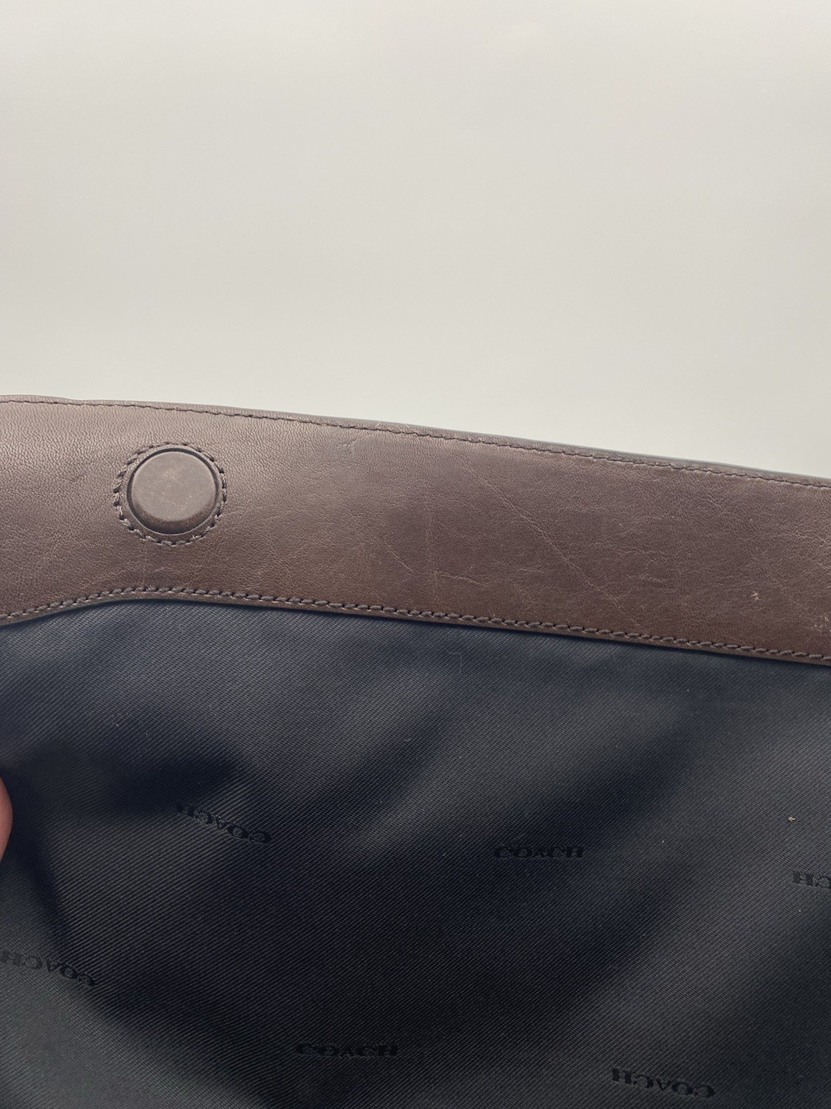 COACH Metropolitan Courier Messenger Bag Mahogany Leather 72061 NWT