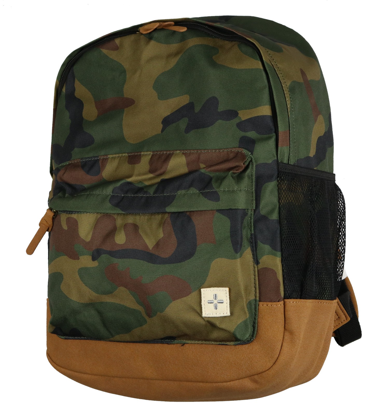 SUN STONE Riley Camo Backpack One Size Green Brown Black