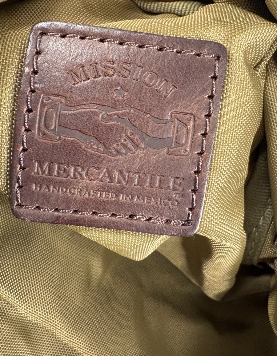 NWT Mission Mercantile Campaign Waxed Canvas Medium Camouflage Field Duffle Bag