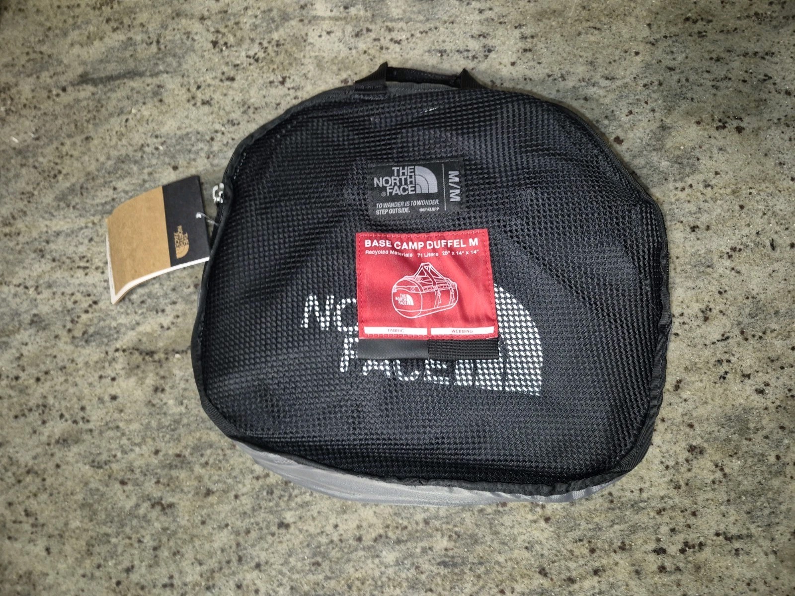 The North Face BASE CAMP DUFFEL 71L BAG -TNF BLACK- MEDIUM, NWT