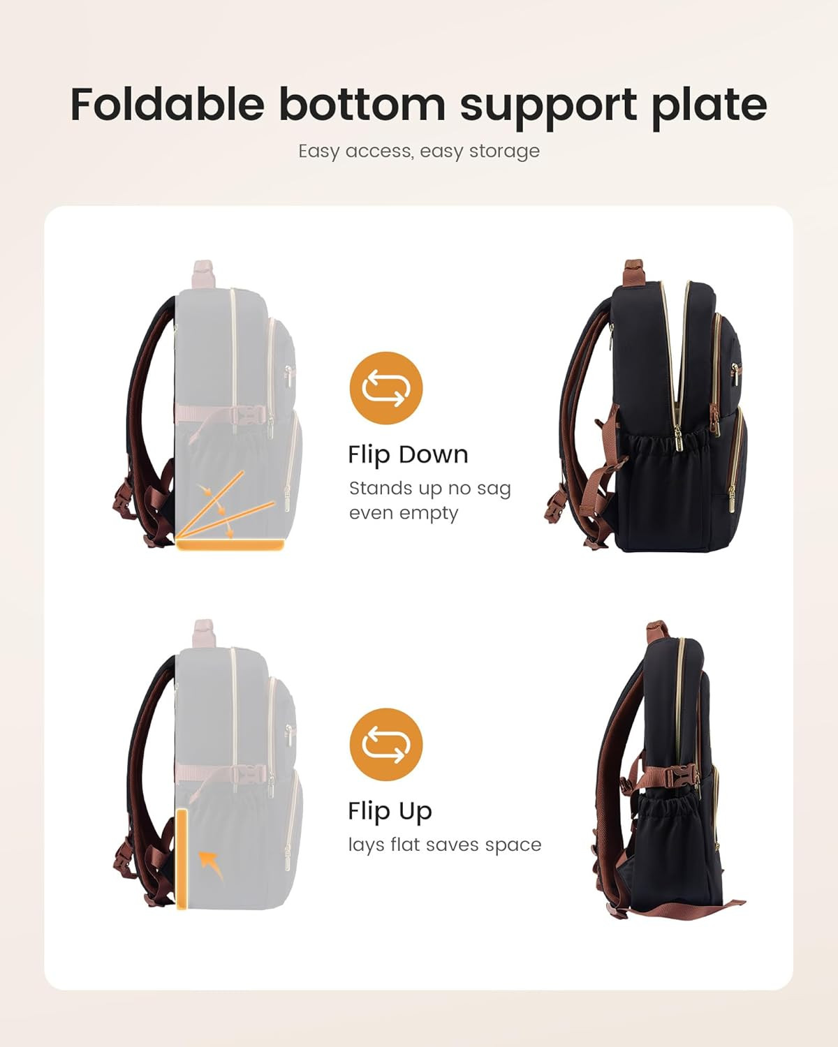 LOVEVOOK Laptop Backpack for Women, 15.6 Inch Travel Backpack with Giant Tumbler