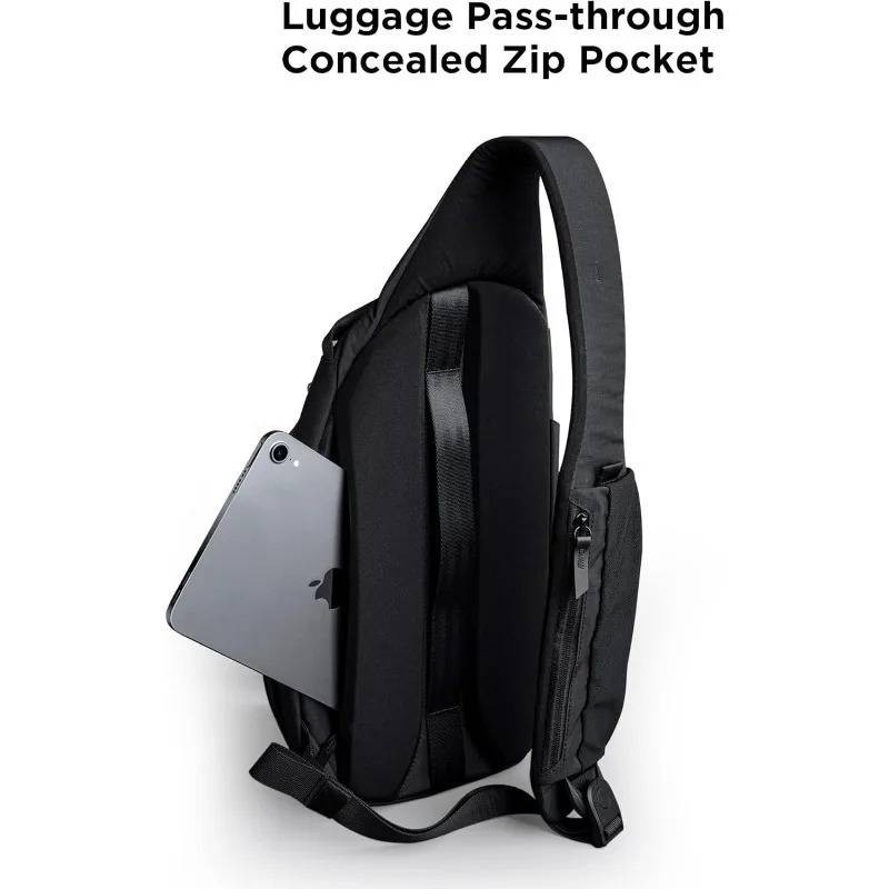 7.5L Right Shoulder Chest Bag Single Shoulder water Bottle pocket Sling Backpack