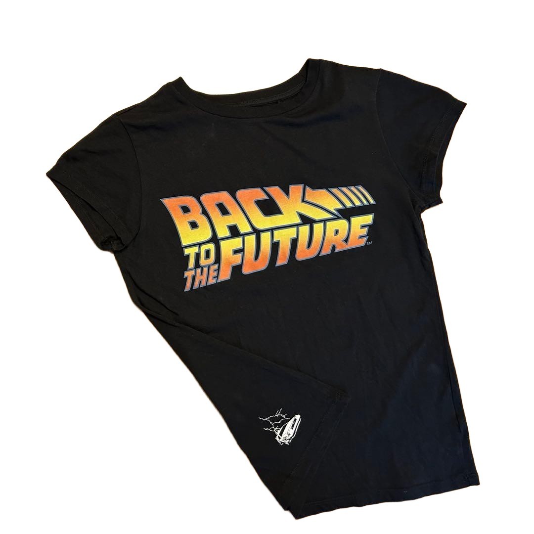 Uniqlo Back to the Future Black Short Sleeve T-Shirt Men’s M