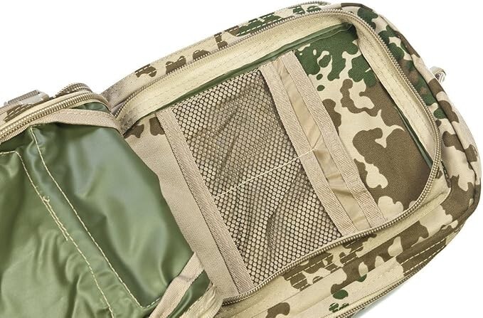 Tactical Backpack Combat MOLLE Rucksack US Assault Pack 20L German Tropical Camo
