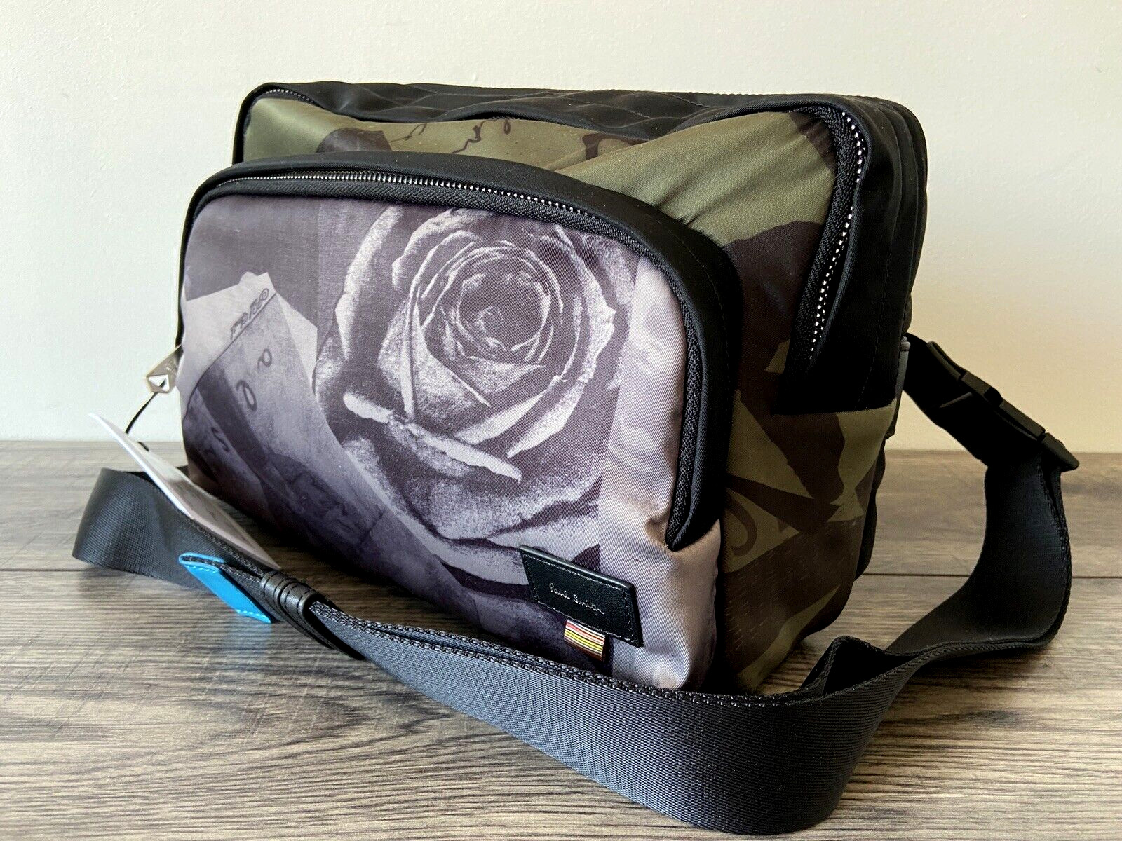 PAUL SMITH SHOW COLLAGE PRINT CROSSBODY WAIST BAG RETAIL BNWT