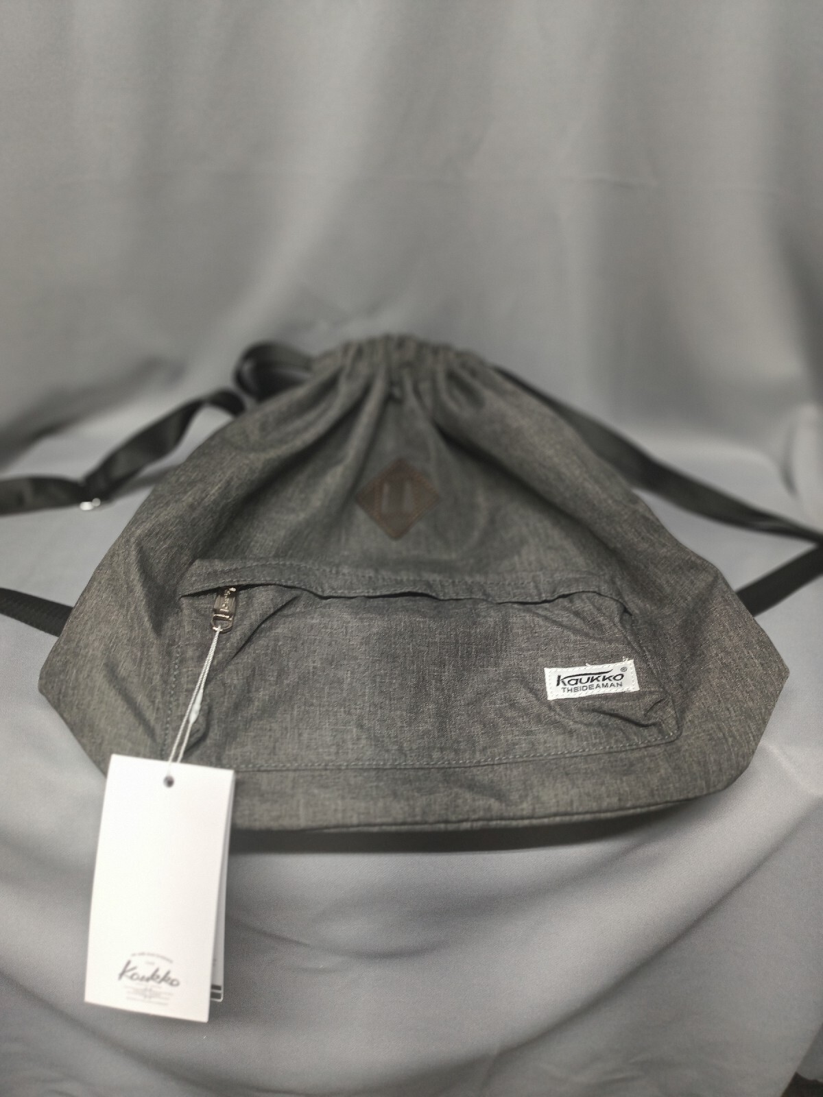 Kaukko Theideaman Grey Drawclouser Back Pack New