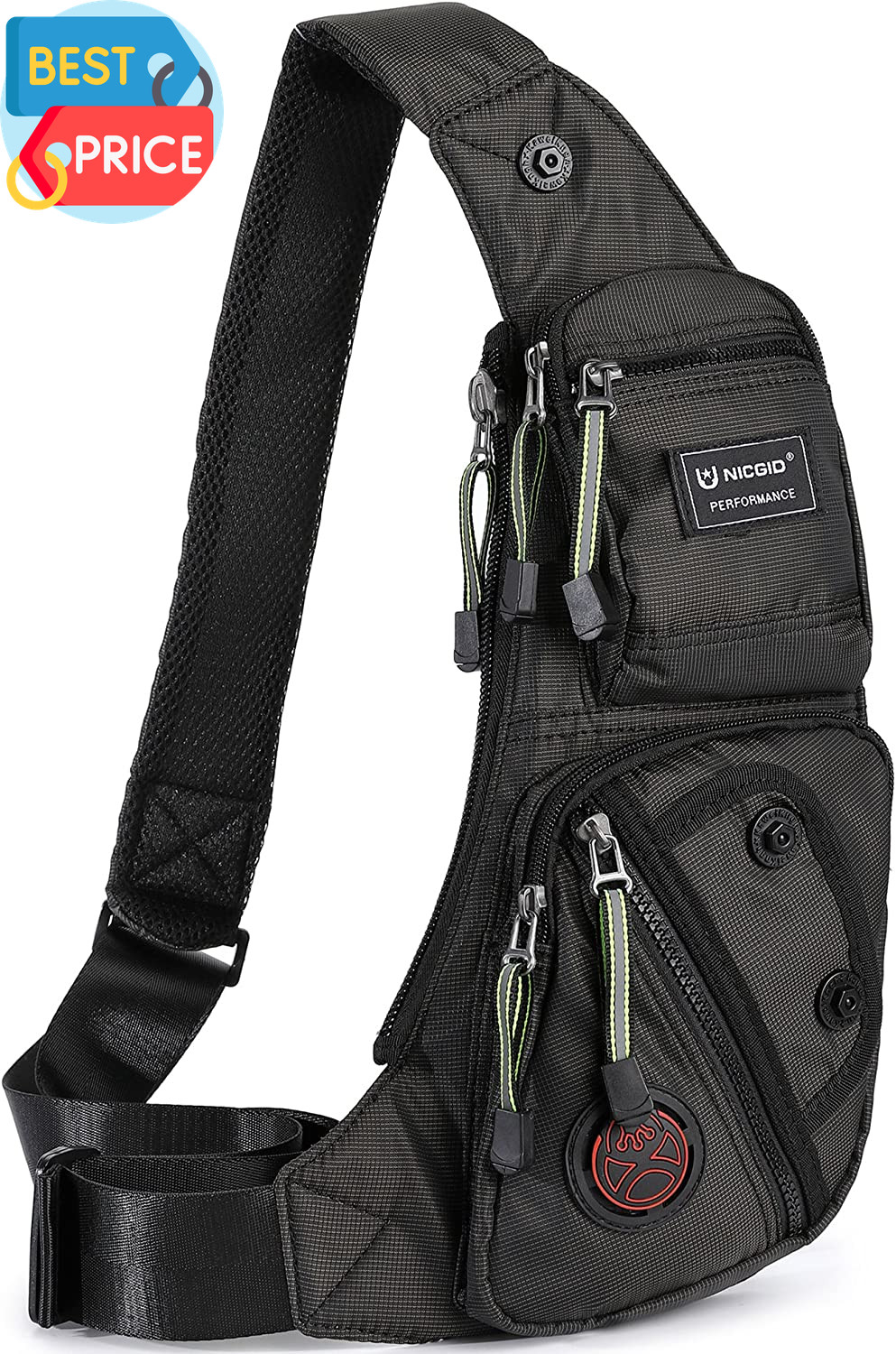 Sling Bag Chest Shoulder Backpack Crossbody Bags Casual Daypack for Men Women