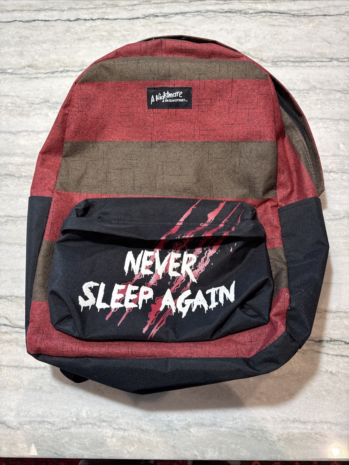 Hot Topic Nightmare on Elm Street Never Sleep Again Backpack Freddy Sweater