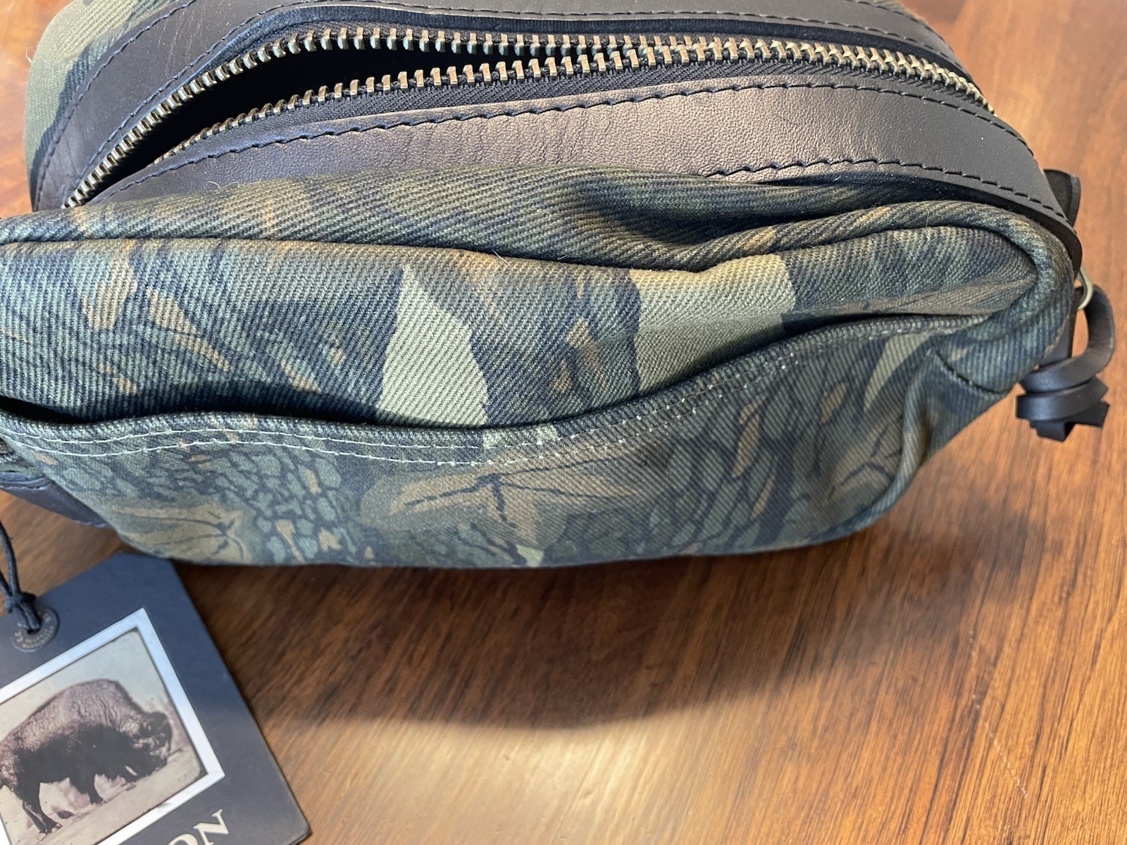 Filson Maple Bark Camo Travel Kit Rugged Twill New