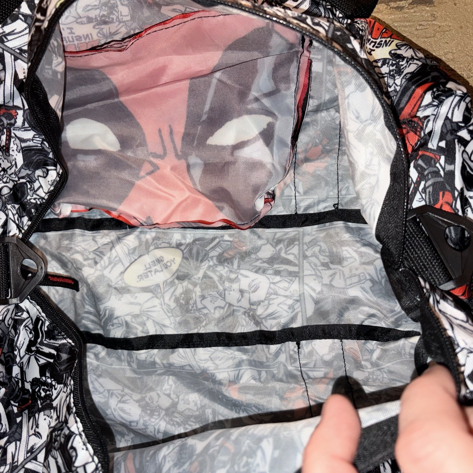 Marvel Deadpool Duffle Bag No Strap