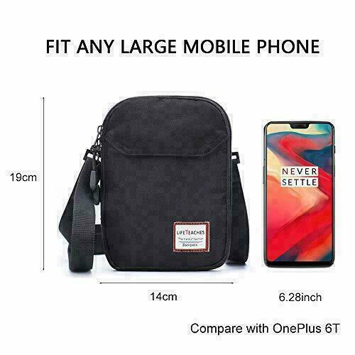 Mini Crossbody Bag Small Shoulder Bag For Men Travel Wallet Passport Holder
