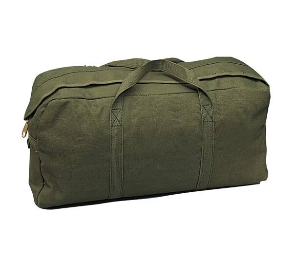 HEAVY DUTY GREEN MILITARY STYLE MECHANICS TANKERS TOOL BAG 19″X 9″X 6″ OD GREEN