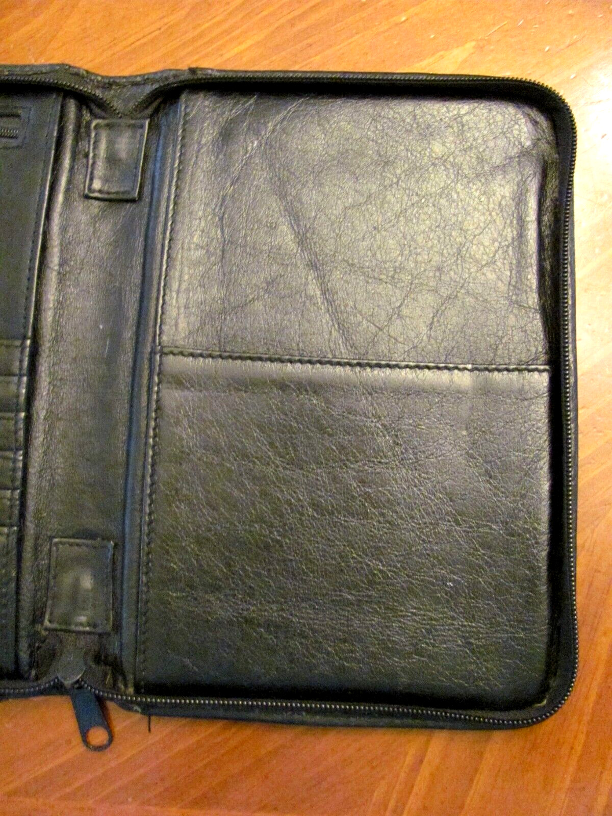 RARE ‘HOLT RENFREW’ BLACK LEATHER BUSINESS EXECUTIVE PORFOLIO ZIPPERED CASE EXC