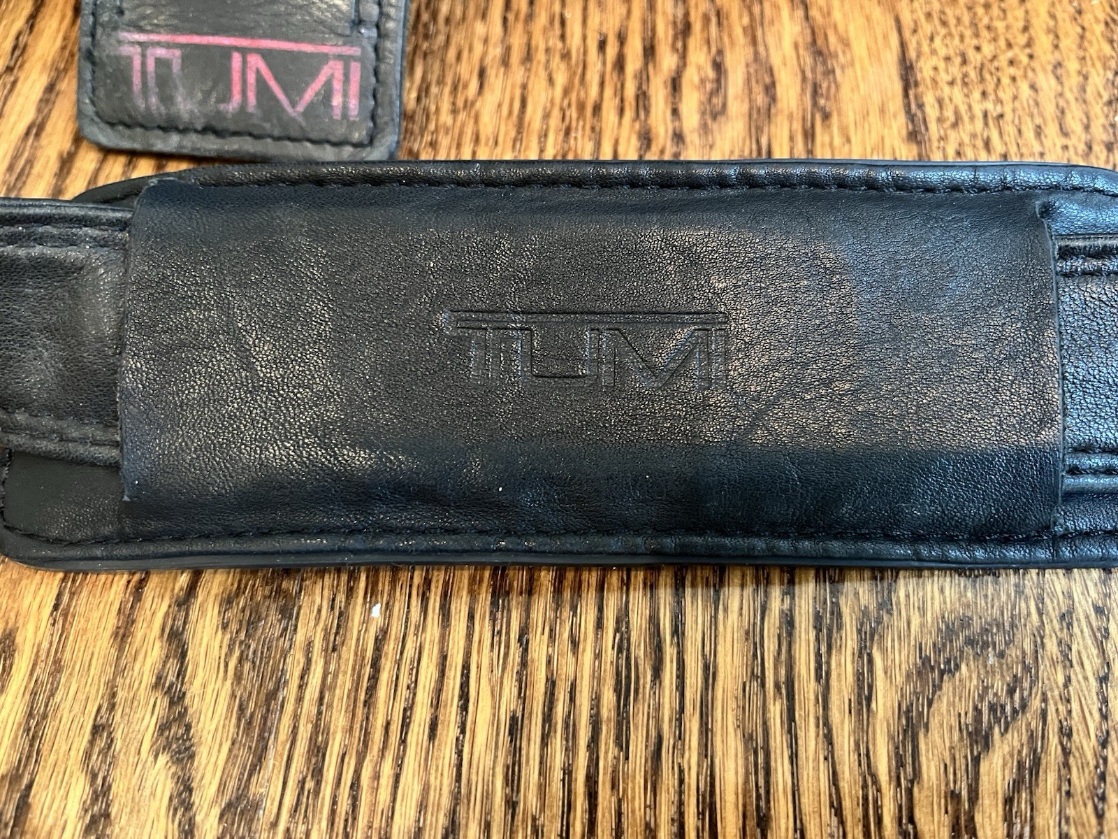 Vtg TUMI Vintage Expandable Leather Organizer Laptop Large Briefcase – Black