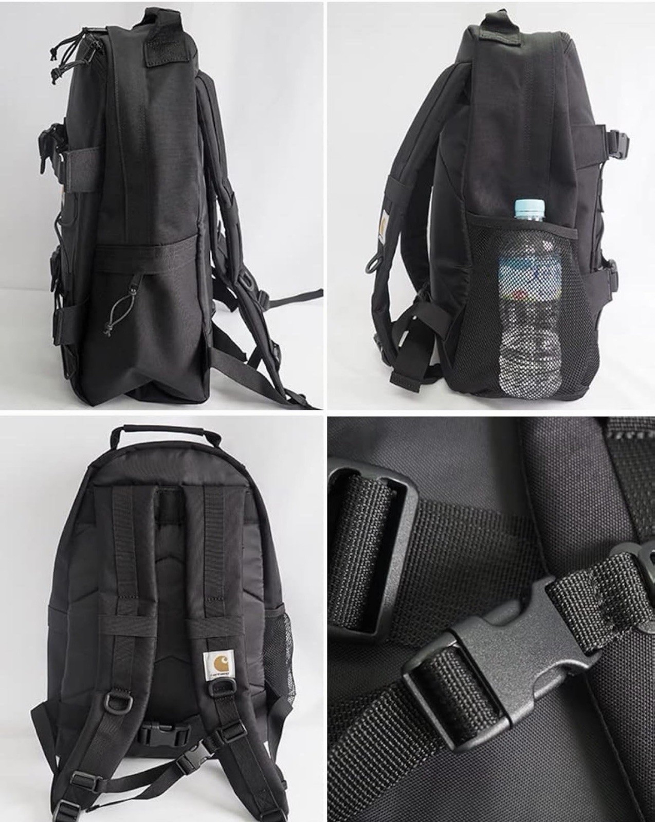 Carhartt WIP KICKFLIP BACKPACK 24.8L Waterproof Backpack for Men and Women Black