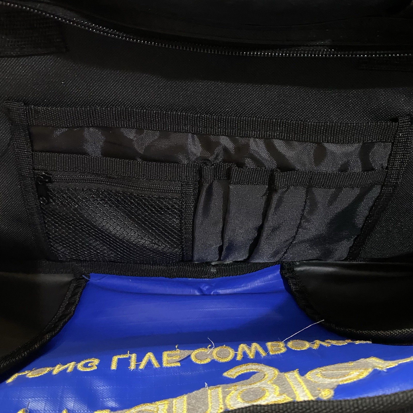 2011 Wrangler National Finals Rodeo Duffel Bag Blue Las Vegas Long Live Cowboys