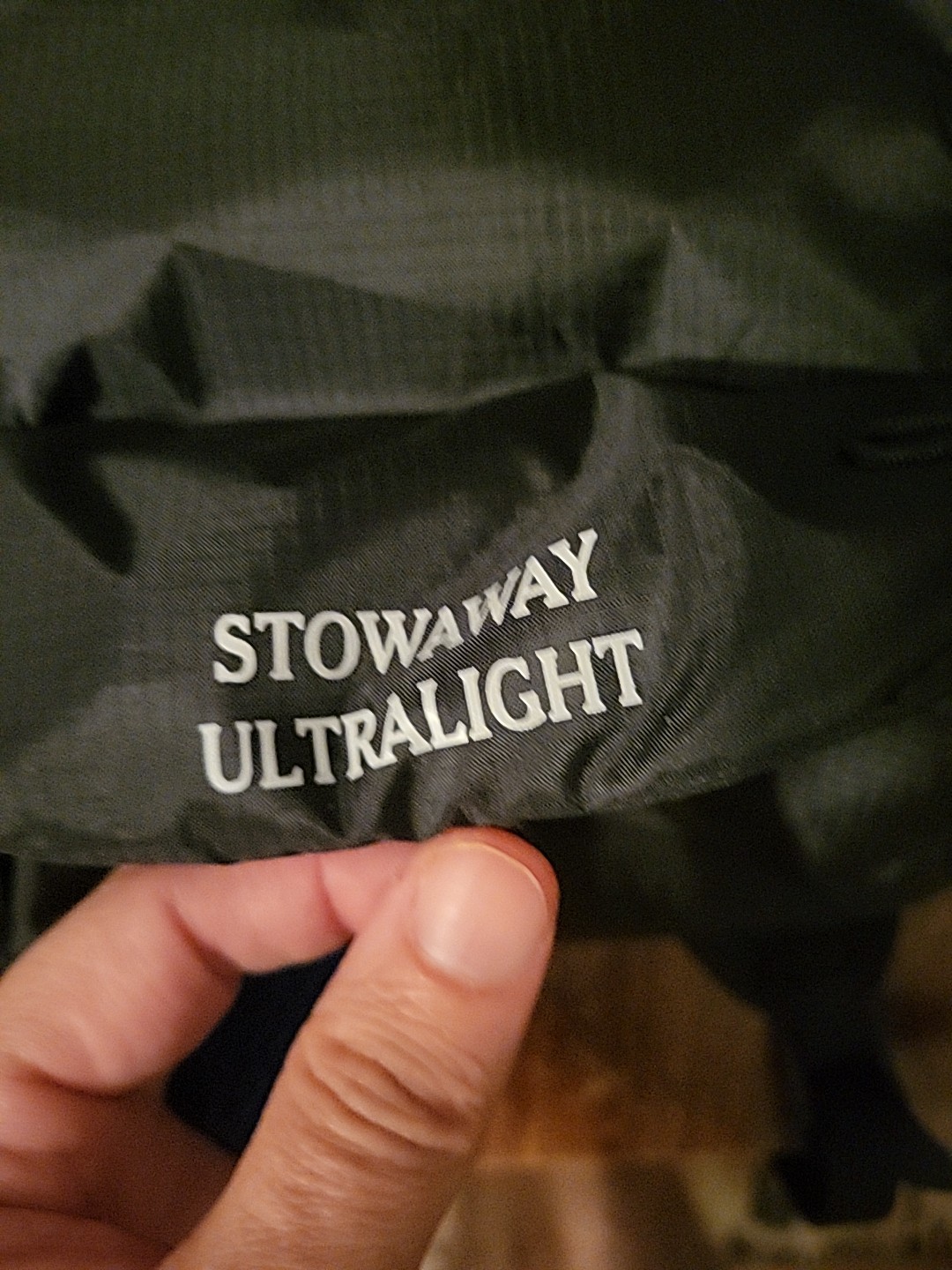 LL Bean Stowaway Ultralight Backpack Day Pack Navy Black NWT Corporate Logo NEW