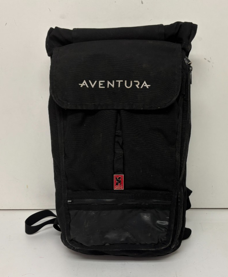 Chrome Industries Soyuz/Aventura Black Roll-Top Waterproof Backpack