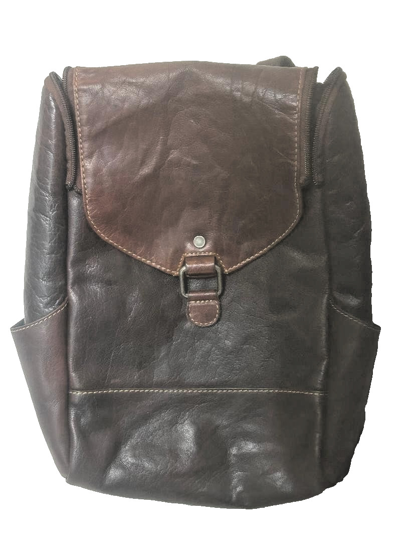 Jack Georges Convertible Backpack Crossbody Voyager Leather Unisex 9×14 Travel