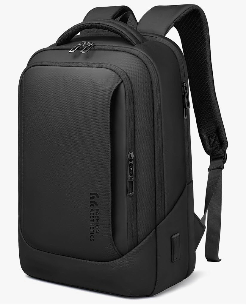 hk Laptop Backpack for Men with USB Charging Port Water-Resistant