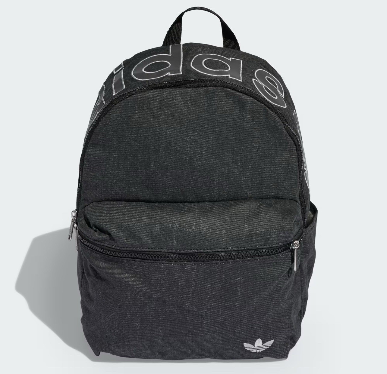 Adidas Cl Backpack Washed Black Denim Effect KC8648