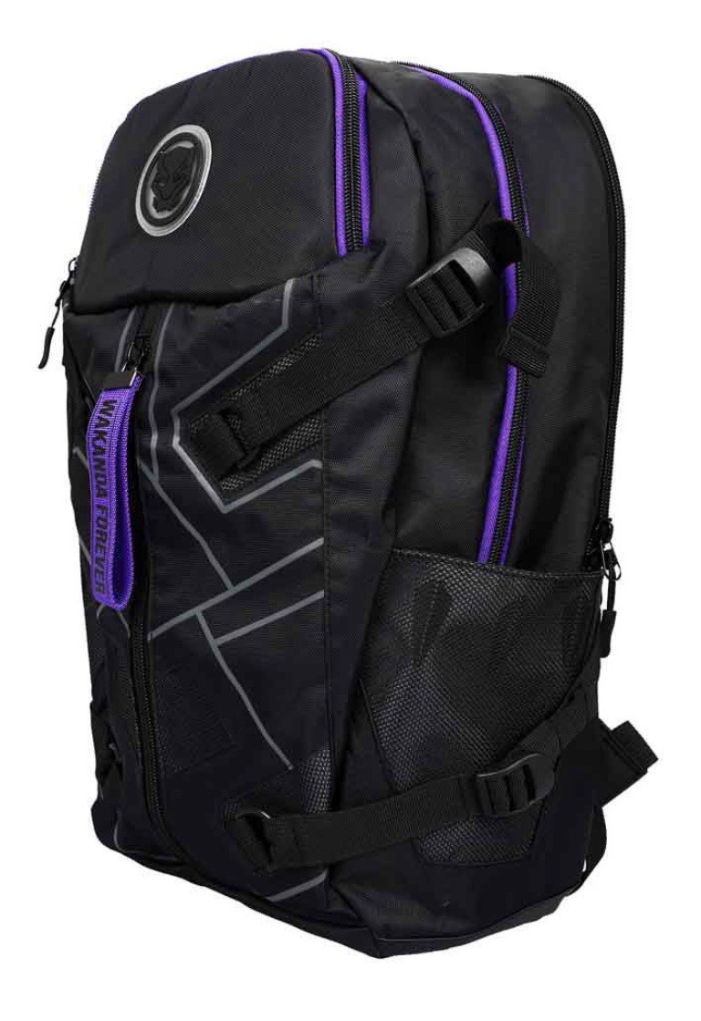Marvel Studios Bioworld Black Panther Wakanda Forever Tech 18″ Backpack NEW RARE