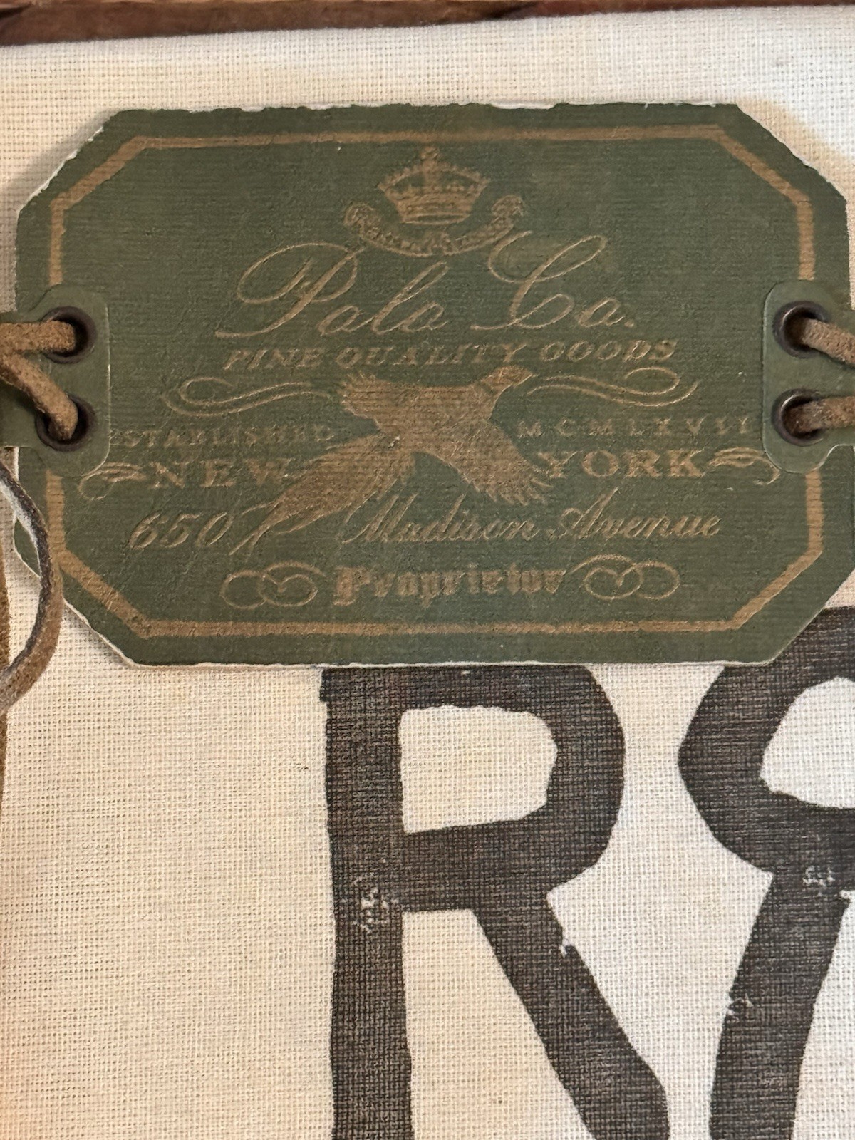 RRL Double RL Drawstring & Paper bags, Vintage Garment Tags Separately Or As Lot