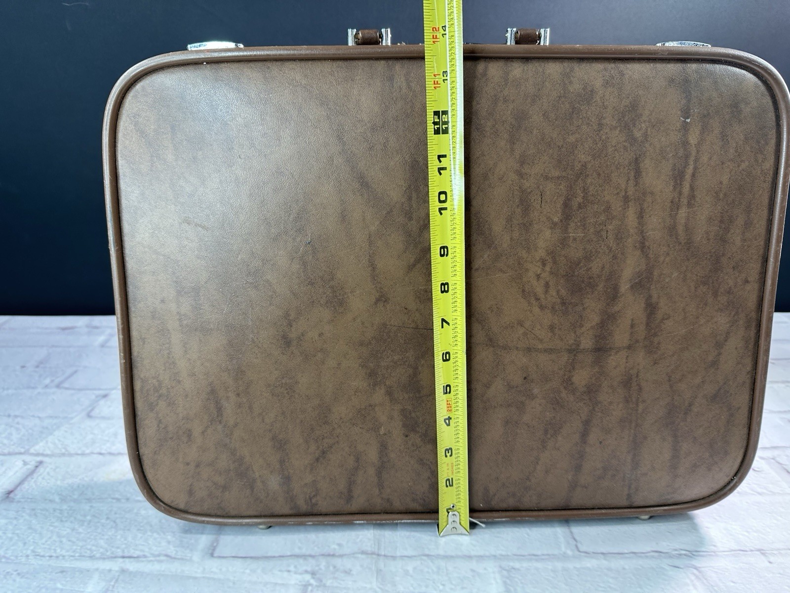 Vintage 1960’s Sears Featherlite Attache Briefcase w/ Band Backstage/Stickers