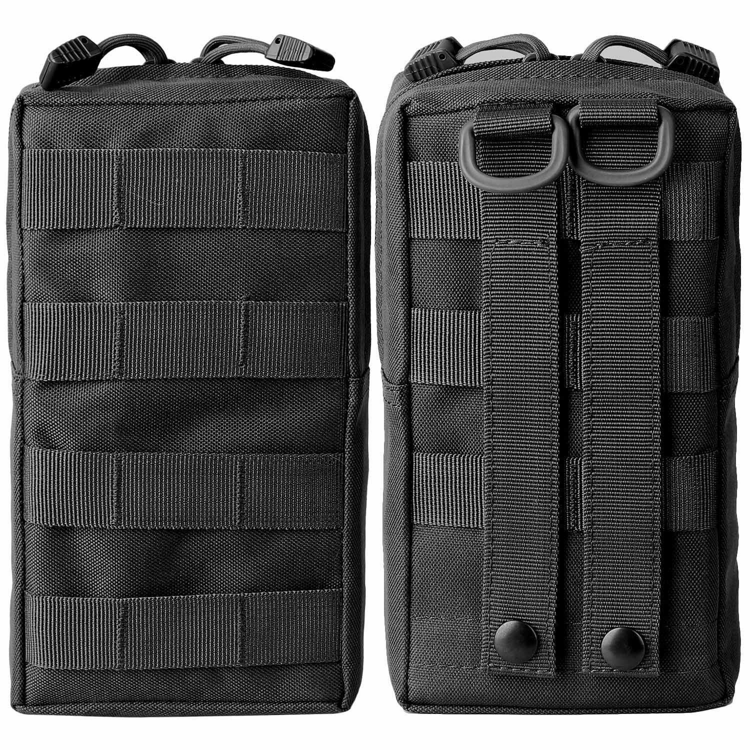 Tactical Molle Pouches Black Compact EDC Waist Bag Pack Gear Gadget Organizer US