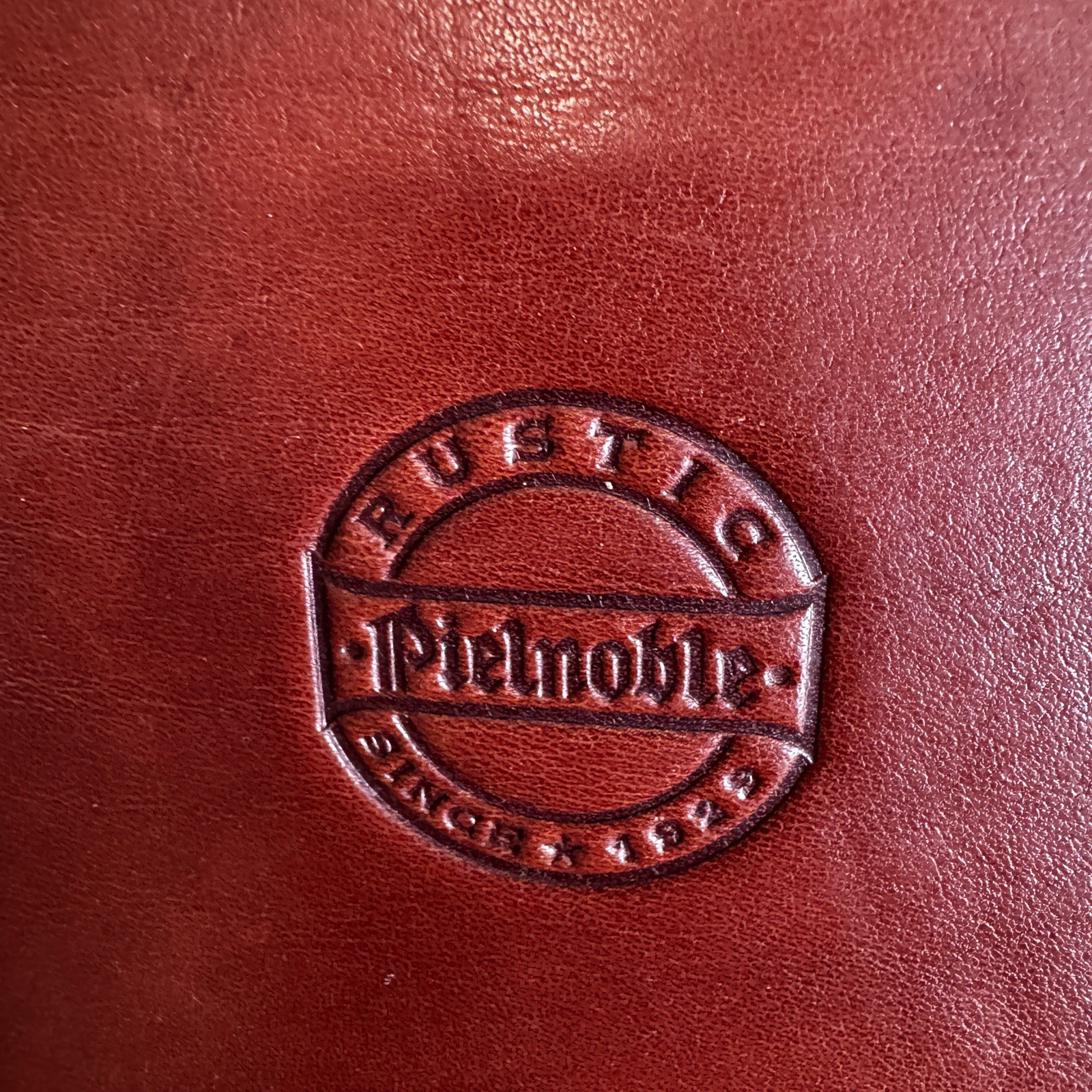 Pielnoble Rustic PR703 Leather Briefcase Made in Spain Pop Rocks Inc Rare