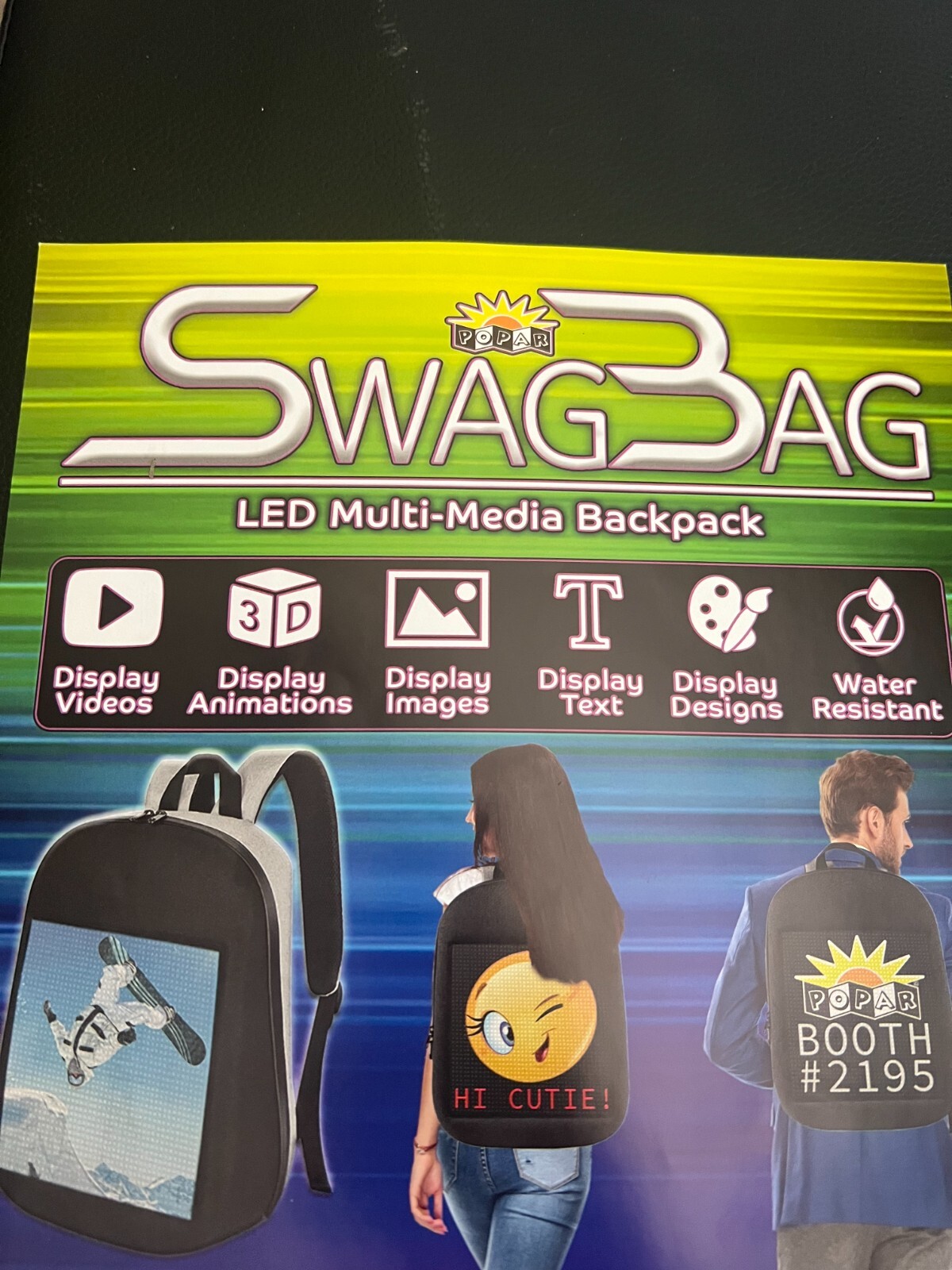 Backpack, Swag Bag, Backpack Red black yellow backpack Swag bag